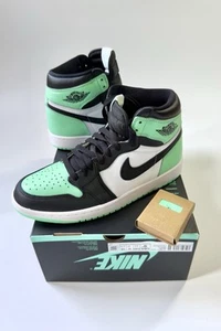 Nike Jordan 1 Retro High OG (Green Glow) - UK 8.5 - NEW (no box lid) - Picture 1 of 5