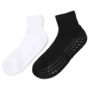 2 Pairs Wide Socks With Grips Men Women Non Binding Socks High Stretch Socks DTS - Picture 1 of 23
