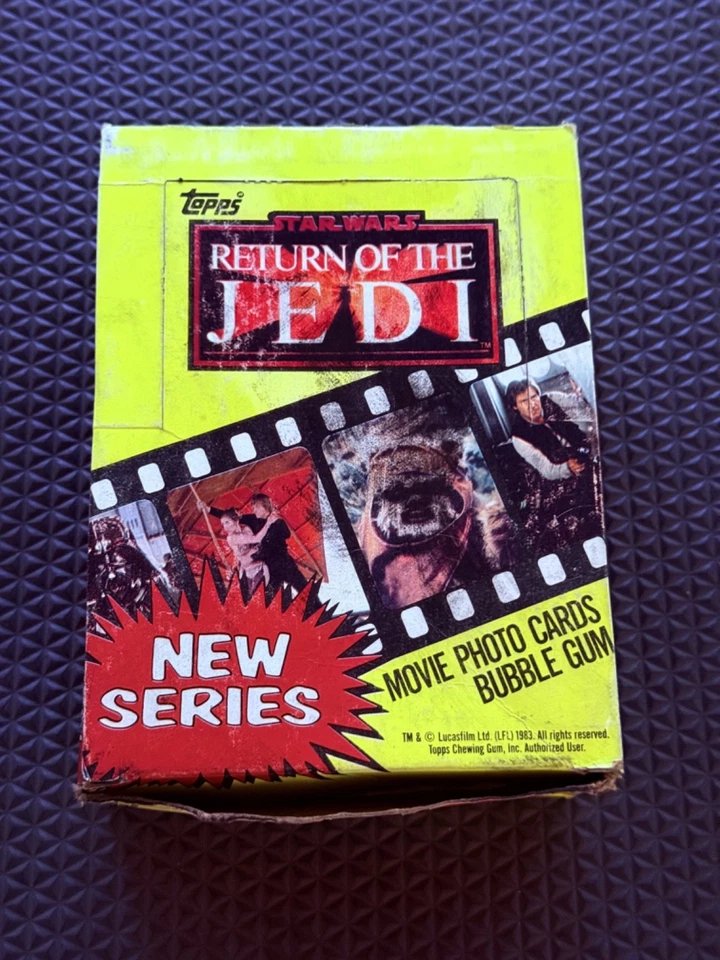 Unopened Topps Star Wars Return of The Jedi Cards 2nd Series Wax 1983