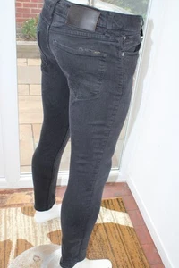 Mens Original G-Star W30 L30 jeans Black 30S G Star 3301 Stretch Tapered Slim - Picture 1 of 19