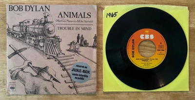 7" FRENCH SP BOB DYLAN ANIMALS SPECIAL JUKE-BOX - Image 1 of 2