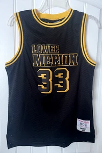 Camiseta deportiva de baloncesto negra Headgear Classics Lower Merion Kobe Bryant Junior talla L - Imagen 1 de 7
