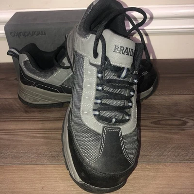 Мужские теннисные туфли Braaha, композитный носок, размер 10,5, черные и серые - Изображение 1 из 4