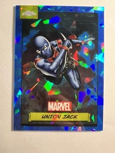 2024 Topps Chrome Marvel Sapphire Union Jack #125 - Picture 1 of 2