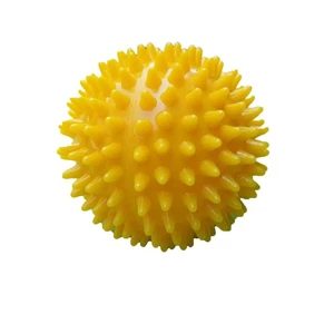 7.5cm PVC Spiky Hard Massage Ball Trigger Point Sport Hand Foot Pain BS - Picture 1 of 1