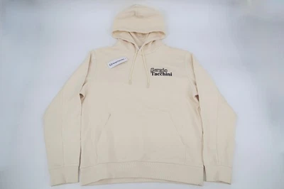 Sergio Tacchini Sweater Mens Medium Reverse Hoodie Spell Out Sweatshirt - Image 1 of 4
