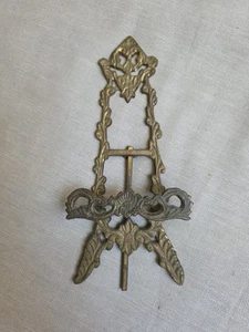 Caballete de arte victoriano Art Nouveau de latón usado en excelente estado - Imagen 1 de 10