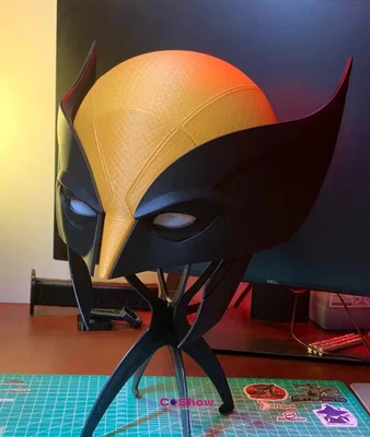 Wolverine Deadpool 3 Cosplay Costume Wearable Helmet Mask 3D Printed - Image 1 of 4