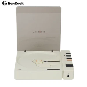 CD Player HIFI Audio Player Bluetooth 5.3 Stereo w/ Rechargeable Speaker White - Picture 1 of 9