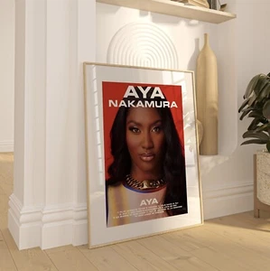 French R&B Star Aya Nakamura AYA Poster, Modern Music Room Decor - Picture 1 of 3