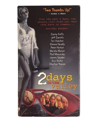 2 Days In The Valley - VHS Charlize Theron  Jeff Daniels James Spader HBO Video - Image 1 of 3
