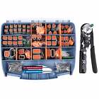 Jrready Deutsch Connector Kit in, Crimper,Terminals,Solid Contacts Removal Tool