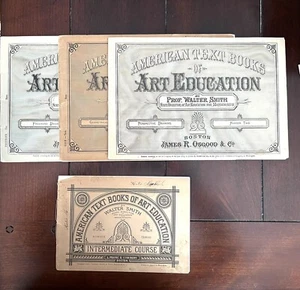 American Text Books of Art Education 4 Books 1870’s Walter Smith - Art Books - Picture 1 of 22