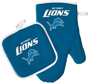 NFL Detroit Lions Oven Mitt and Pot Holder Set - Picture 1 of 1