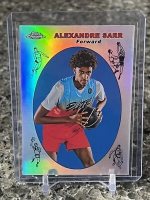 2021-22 Topps Chrome OTE #19TB-17 Alexandre Sarr 1969 Topps Basketball RC - Image 1 of 2