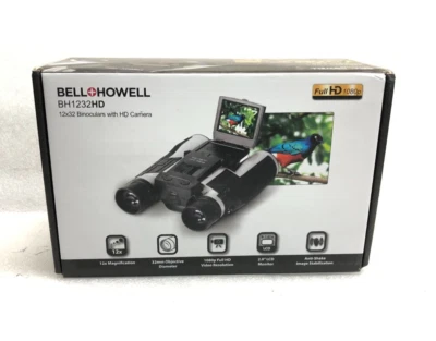 Bell & Howell 1080p Full HD Camcorder Binoculars BH1232HD Black - Image 1 of 4