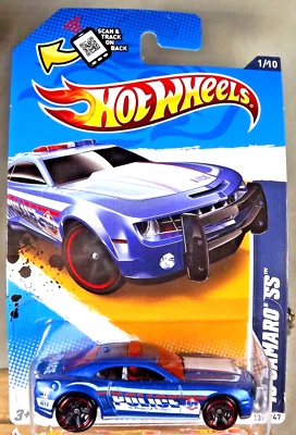 Camaro SS 2012 Hot Wheels #131 HW City Works 1/10 variante azul con MC5Sp negro Foto 1 de 4