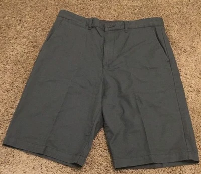 NEW NWT! Claiborne Men's Shorts Flat Front Size 32 Forged Iron (Gray) MSRP $44 - Image 1 of 4
