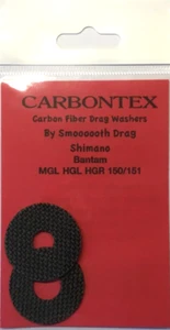Dischi freno SmoothDrag Carbontex Shimano Bantam MGL 150 & 151, L, R, HG, XG - Foto 1 di 1