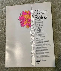 Lot of two Oboe Solos books from Everyone's Favorites Series No. 99 Amsco Music - Picture 1 of 4