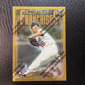 1996 Topps Finest Hideo Nomo Gold Rare Finest Franchises #232 Dodgers