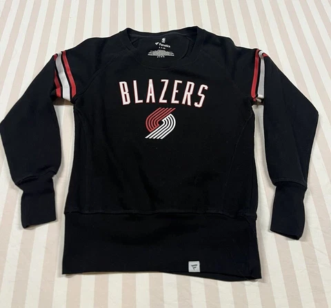 Fanatics NBA Portland Trail Blazers Women's Sweater Size Small Black EUC Cover