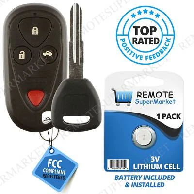 Replacement for Acura 01-03 CL 02-04 RL 02-03 TL Keyless Remote Car Key Fob Set - Imagem 1 de 4