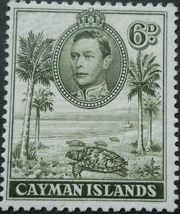 Cayman Islands 1938 GVI Six Pence SG 122 mint - Picture 1 of 1