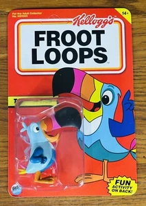 TOUCAN SAM FROOT LOOPS UNPUNCHED ACTION FIGURE 3.5 Kelloggs Plastic Meatball Toy - Picture 1 of 6