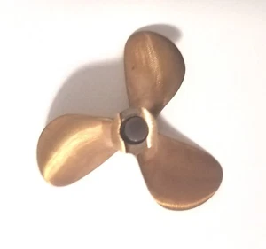 Octura 2142 - Beryllium Copper Propeller - 3 Blade CNC Balanced and Sharpened - Picture 1 of 2
