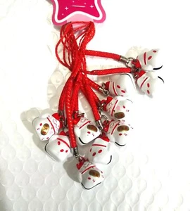 New 60 pcs Cartoon Cat Jingle Bells Lanyard DIY Making Accessories keychians - Picture 1 of 1