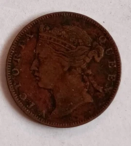 Straits Settlements 1862 One Cent - Picture 1 of 6