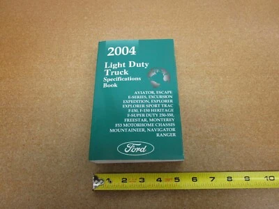 2004 Ford truck F150 F250 Explorer Ranger E150 Van service specification manual - Image 1 of 4