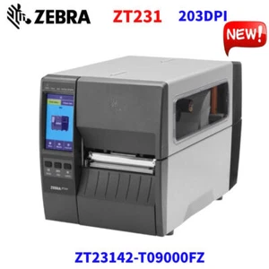 Zebra ZT231 203DPI Industrial Thermal Printer USB/RS232/Net ZT23142-T09000FZ CA - Picture 1 of 1