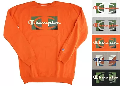 Champion Men's Sweatshirt Big & Tall Graphic Jersey Brushed Fleece Athleticwear  - Image 1 of 4