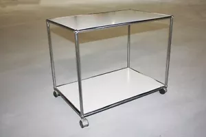 USM Haller Tavolino Con Ruote Grigio Chiaro - Foto 1 di 1
