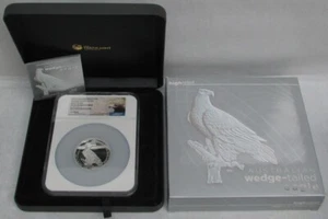 2016 P SILVER AUSTRALIA MERCANTI $8 WEDGE TAILED EAGLE 5OZ NGC PF 69 UC BOX COA - Picture 1 of 3
