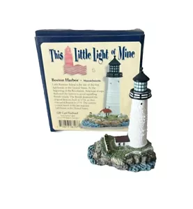 Harbour Lights This Little Light Of Mine Boston Harbor MA #LL107 Mini Lighthouse - Picture 1 of 14