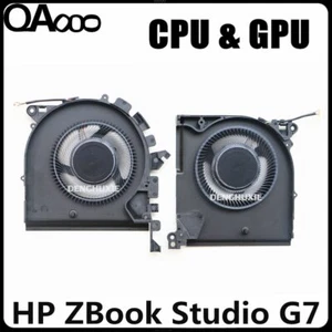 LAPTOP CPU GPU FAN FOR HP ZBook Studio G7 CPU COOLING FAN - Picture 1 of 8