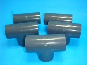 Camiseta sin cordones GF 1" NSF-PW PVCI D2467 nueva lote de 5 - Imagen 1 de 1