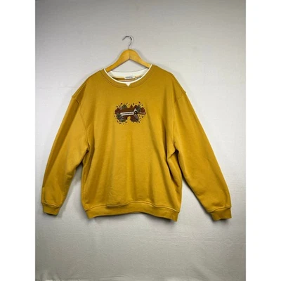 Sudadera Hastings & Smith Puente Bordada Amarillo Mostaza - Talla XXL Foto 1 de 4