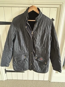 Barbour Jacket Navy Size 18 - Picture 1 of 5