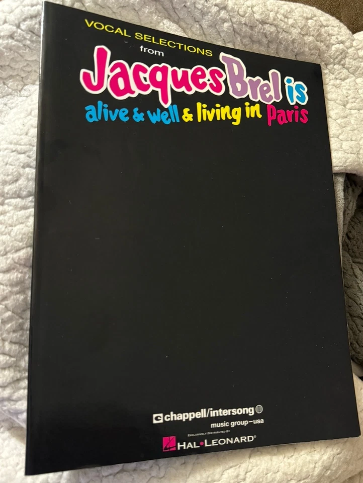 Jacques Brel Is Alive And Well And Living In Paris Songbook Hal Leonard - Image 1 of 4