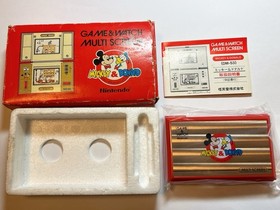 NINTENDO GAME AND & WATCH MICKEY & DONALD 1982 Multi Screen  with BOX Direct Fro