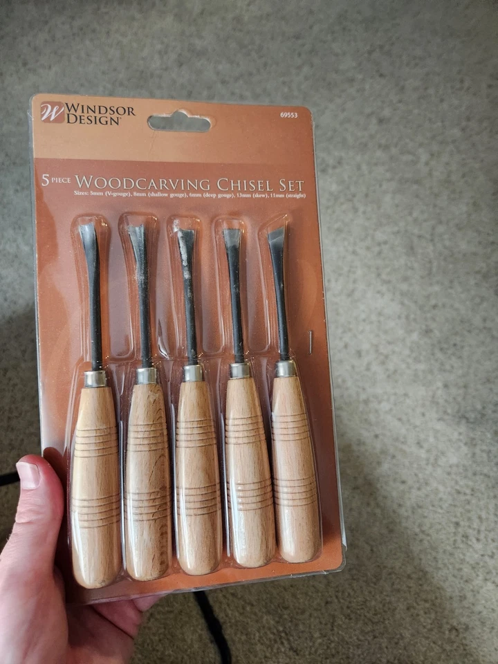 5pc Wood Carving Chisel Set Foto 1 de 4