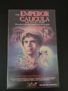 The Emperor Caligula 1986 VHS Clamshell Joe D'Amato HTF TWE Action Untested - Picture 1 of 7