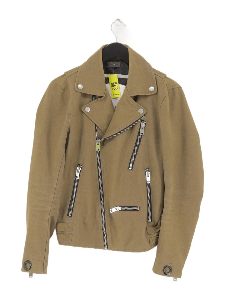 Diesel Women's Jacket L Green 100% Cotton Overcoat - Image 1 of 4