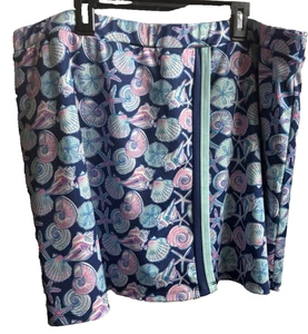 Simply Southern Skort blaue Muscheln Größe 2x Damen #6R - Bild 1 von 4