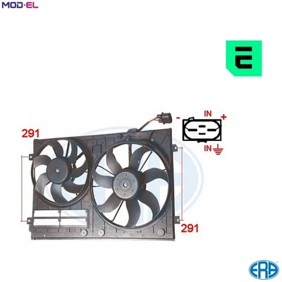 FAN ENGINE COOLING 352035 FOR VW CC/SCIROO/PASSAT/SEDAN/GRANDE GOLF/VI/PLUS 2.0L - Image 1 of 4