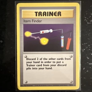 1999 Pokémon TCG Trainer Item Finder Base Set 74/102 Rare Regular Unlimited - Picture 1 of 2